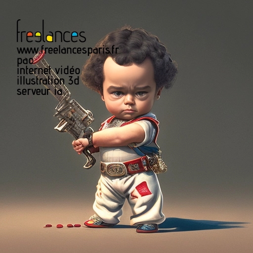 Pao mise en page internet vidéo illustration 3d serveur image IA générative AI freelance paris studio de création magazines 95FTFQR0